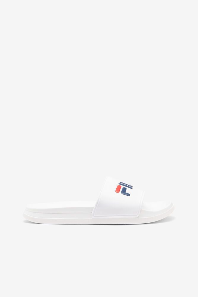 Fila Sandals Womens White - Drifter Luxe - Philippines 2943078-YZ